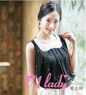 女人头发短没有刘海用什么发型好看