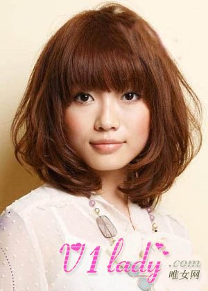 冬季时尚梨花头可以完美瘦脸哦