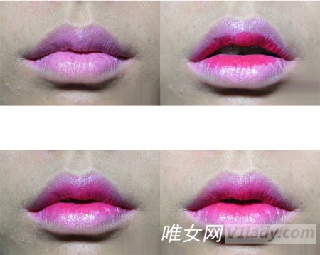 咬唇妆的画法详细步骤图解
